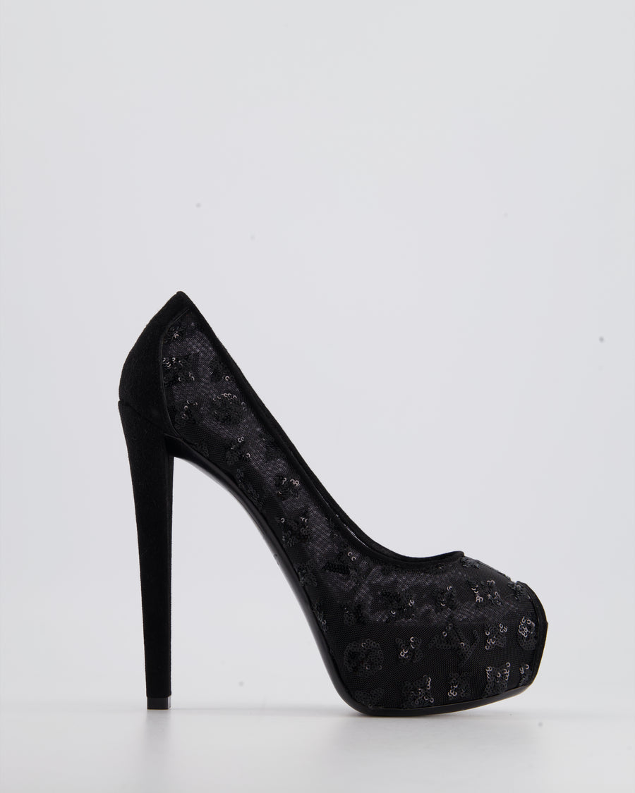 Black Louis Vuitton heels