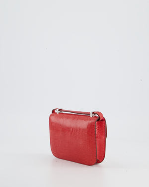 *RARE* Hermès Micro Constance Bag 13cm in Rouge Lizard with Palladium Hardware