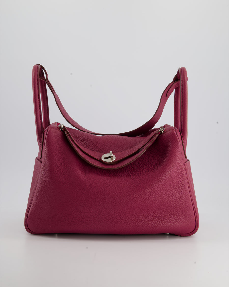 Hermès Lindy Bag 30cm in Rouge Galance in Togo Leather with