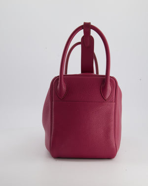Hermès Lindy Bag 30cm in Rouge Galance in Togo Leather with Palladium Hardware