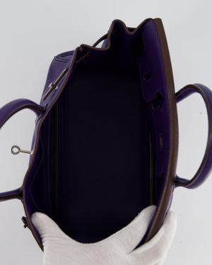 *FIRE PRICE*Hermès Birkin 30cm Ultra Violet in Togo Leather with Palladium Hardware Bag