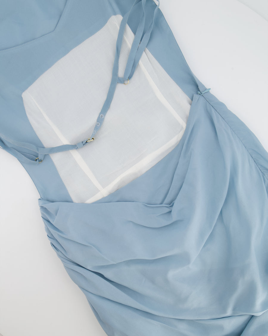 Jacquemus Blue Open Back Sleeveless Dress Size FR 36 (UK 8)