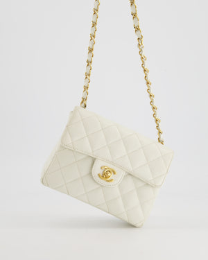 Chanel Handbag- Classic White Square Mini Flap Bag