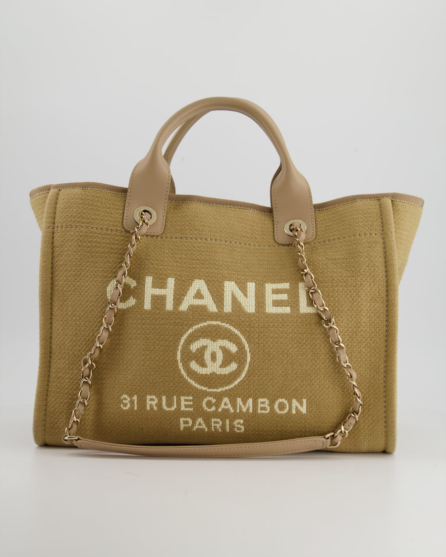 AUTHENTIC CHANEL DEAUVILLE TOTE Large - Mint Condition