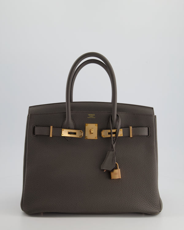 *HOLY GRAIL* Hermès Birkin Bag 30cm Gris Etain Togo Leather with Rose Gold Hardware