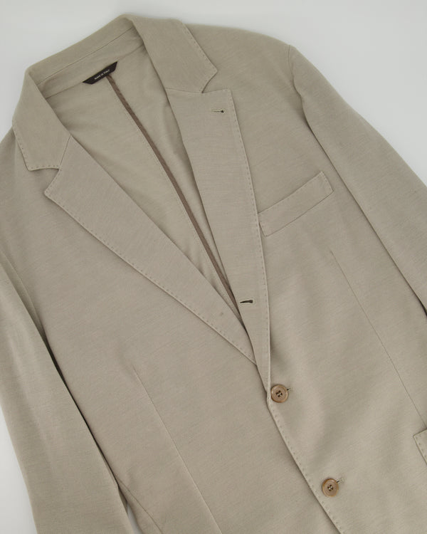 Loro Piana Menswear Grey Light Weight Jacket Size 54 (UK 44)