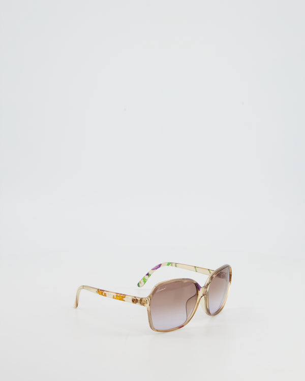 Gucci Multi-Coloured Floral Printed Sunglasses