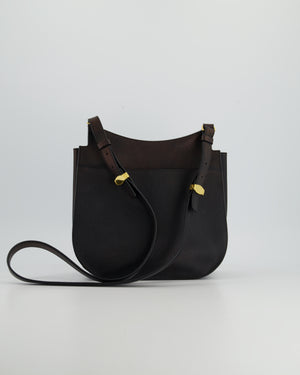 *FIRE PRICE* The Row Black Hunting 9 Leather Crossbody Bag RRP £3460