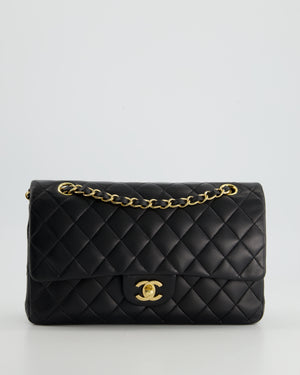 *HOT* Chanel Medium Black Classic Double Flap in Lambskin Leather with Gold Hardware Bag RRP - £8,530