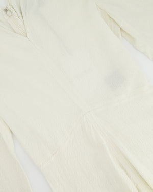 Isabel Marant White Longsleeve Maxi Dress Size FR 34 (UK 6)