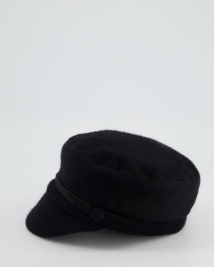 Eugenia Kim Black Baker Boy Hat