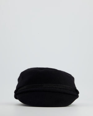 Eugenia Kim Black Baker Boy Hat