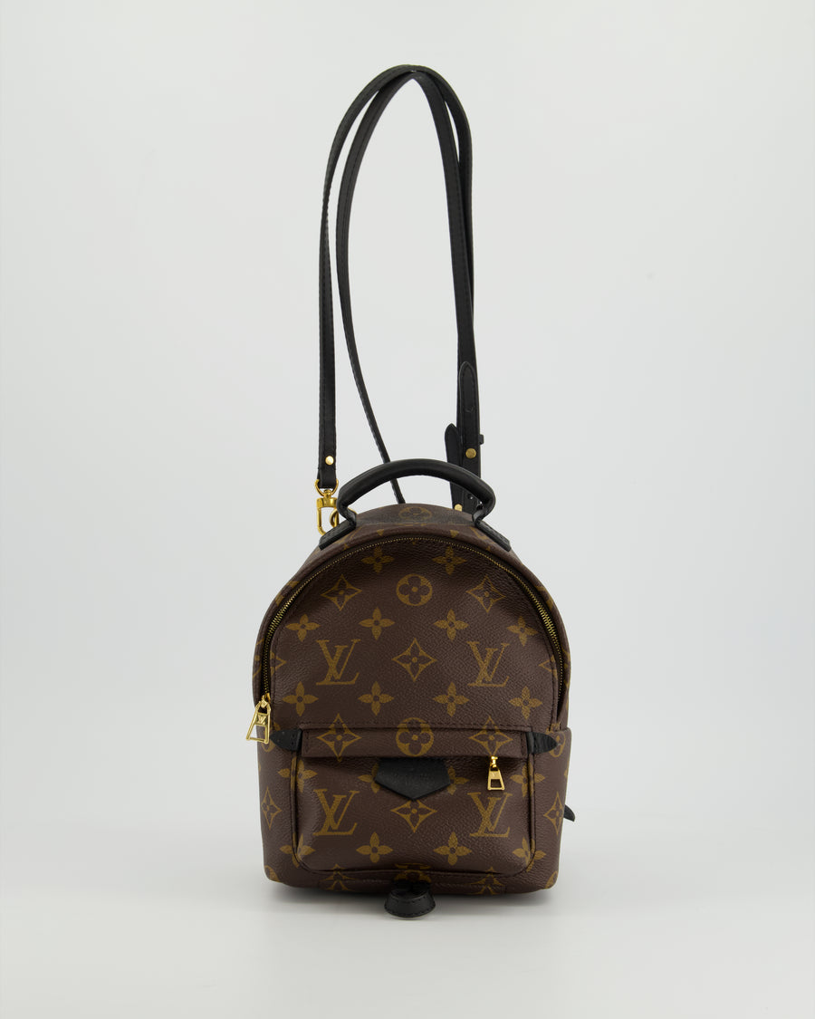 Louis Vuitton Backpack Palm Springs mini Dark brown Leather ref