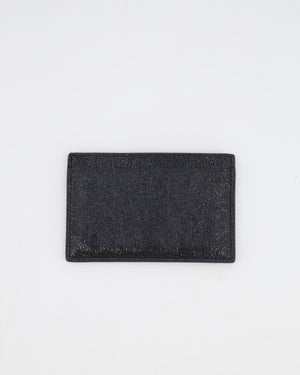 Saint Laurent Black Patent Leather Cardholder with Logo Detail RRP £250