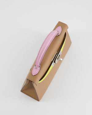 *HOT* Hermes Mini Kelly II Sellier 20cm Tri-Colour with Palladium Hardware