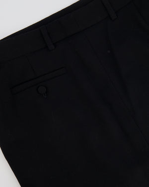 Saint Laurent Black Wool Mini Tailored Skirt Size FR 42 (UK 14)