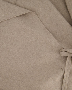 Acne Studios Tourterelle Long-Sleeve Belted Duster Over-Coat Size FR 36 (UK 8)