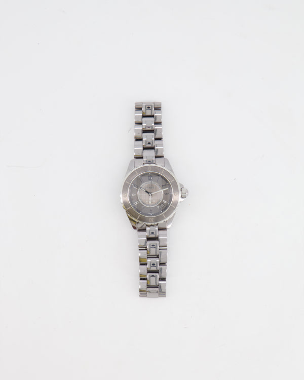 *FIRE PRICE* Chanel Silver Ceramic Steel J12 Watch 38mm RRP £6,750