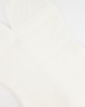 Herve Leger White Bandage Mini Dress Size XS (UK 6)