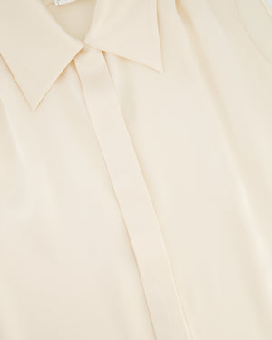 Chanel Cream Silk Sleeveless Blouse FR 40 (UK 12)