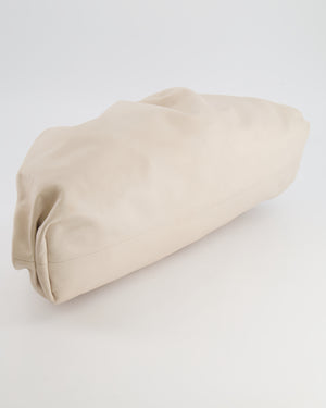 Bottega Veneta Cream Leather Large Pouch Bag RRP £2,600