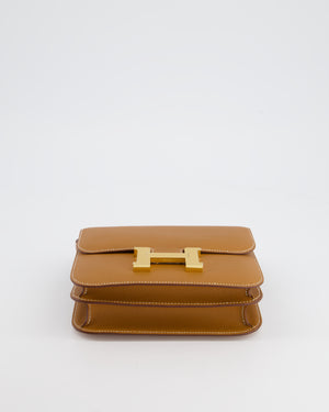 Hermès Constance Mini 18cm in Gold Epsom Leather with Gold Hardware