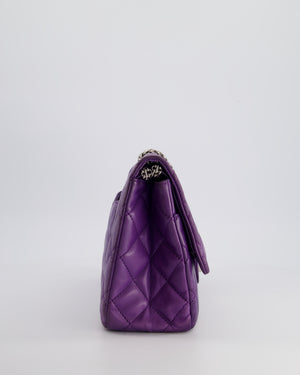 *FIRE PRICE* Chanel Purple Jumbo 2.55 Reissue Bag in Lambskin Leather with Silver Hardware RRP £8530