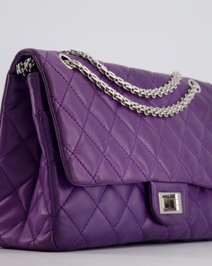 *FIRE PRICE* Chanel Purple Jumbo 2.55 Reissue Bag in Lambskin Leather with Silver Hardware RRP £8530