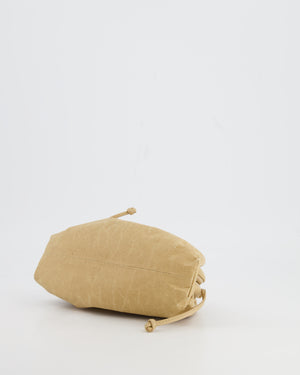 Bottega Veneta Beige Kraft Paper Mini Pouch Bag