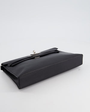 *NEW RELEASE* Hermès Kelly Elan Bag in Black Chévre Chamkila Leather with Palladium Hardware