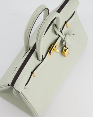 *RARE* Hermès Birkin Retourne 25cm Gris Neve in Togo Leather with Gold Hardware
