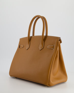 *RARE* Hermès Birkin Bag 30cm in Gold Epsom Leather with Gold Hardware