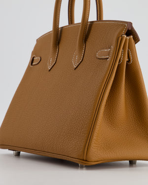 *HOLY GRAIL* Hermès Birkin Bag 25cm Gold in Togo Leather with Palladium Hardware