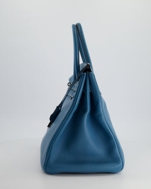 *HOT RE-RELEASE* Hermès Birkin 35cm Bag in Blue Jean Togo Leather with Palladium Hardware