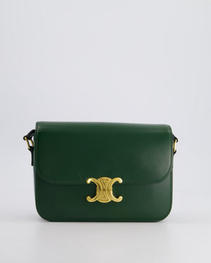 large triomphe bag in shiny calfskin