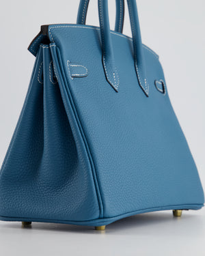 *HOT* Hermès Birkin 25cm in Bleu Jean with Togo Leather and Gold Hardware