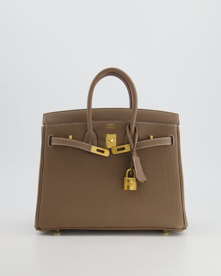 Birkin 25 etoupe price Clearance