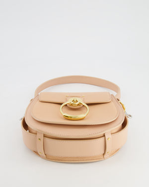 Chloé Beige Leather Tess Shoulder Bag with Gold Hardware RRP £1,790