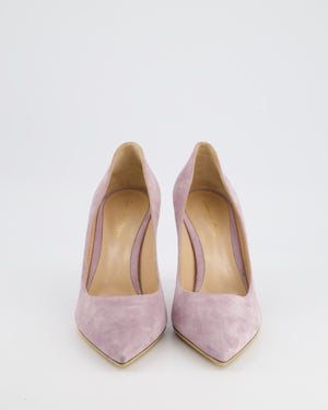 Gianvito Rossi Lilac Suede Court Heels Size EU 40