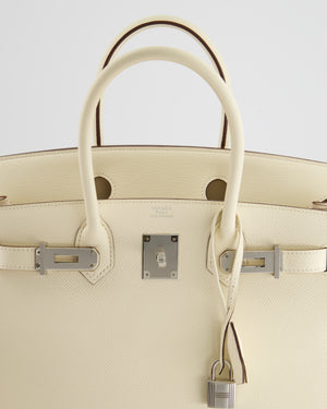 *RARE & HOT* Hermès Birkin Bag 30cm Sellier in Nata Epsom Leather with Palladium Hardware