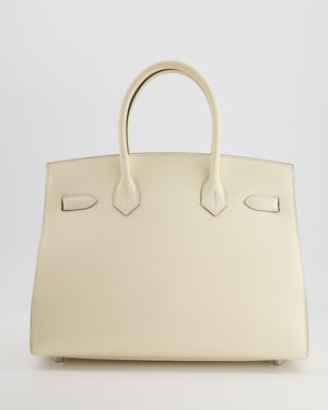 *RARE & HOT* Hermès Birkin Bag 30cm Sellier in Nata Epsom Leather with Palladium Hardware