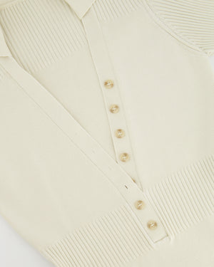 Jacquemus Cream Le Body Yauco Button-Up Bodysuit FR 38 (UK 10) RRP £350