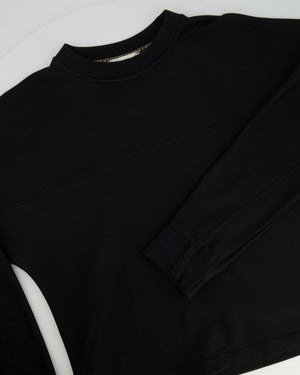 Fendi Black Technical Round-Neck Sweater Size M (UK 10)