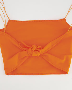 Jacquemus Orange Le Haut Pomelo Top Size XS (UK 6)