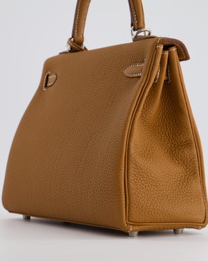 *RARE* Hermès Kelly Bag 25cm in Gold with Togo Leather and Palladium Hardware