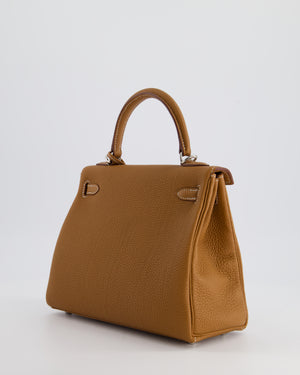 *RARE* Hermès Kelly Bag 25cm in Gold with Togo Leather and Palladium Hardware