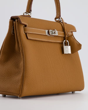 *RARE* Hermès Kelly Bag 25cm in Gold with Togo Leather and Palladium Hardware