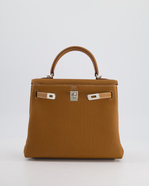 *RARE* Hermes Kelly Bag 25cm in Gold with Togo Leather and Palladium Hardware