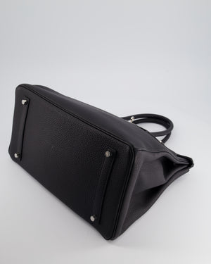 Hermès Birkin 35cm Bag Black in Togo Leather with Palladium Hardware