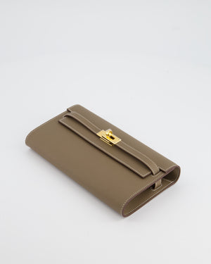 Hermès Kelly To Go Bag in Etoupe Epsom Leather with Gold Hardware